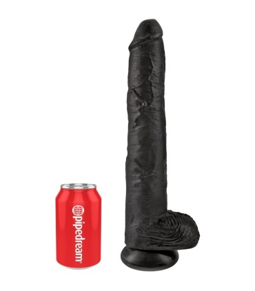 KING COCK REALISTIC PENIS WITH BALLS 305 CM BLACK