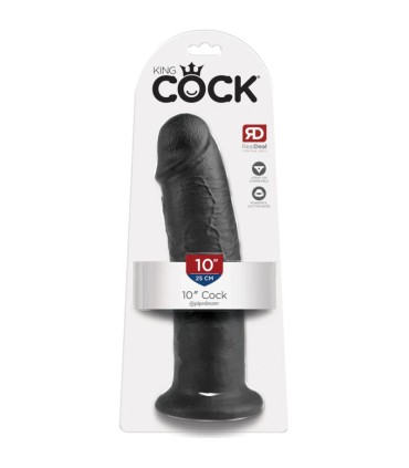 KING COCK 10 DILDO BLACK 25 CM