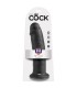 KING COCK 10 DILDO BLACK 25 CM