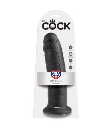 KING COCK 10 DILDO BLACK 25 CM
