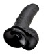 KING COCK 9 DILDO BLACK WITH BALLS 229 CM