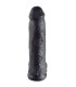 KING COCK 12 DILDO BLACK WITH BALLS 3048 CM
