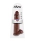 KING COCK 12 DILDO BROWN WITH BALLS 3048 CM