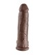 KING COCK 12 DILDO BROWN WITH BALLS 3048 CM