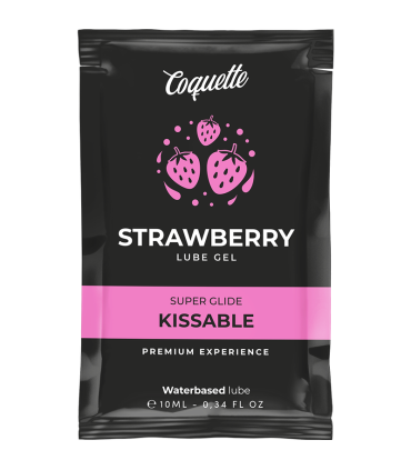 COQUETTE CHIC DESIRE POCKET LUBRICANTE KISSABLE BASE AGUA FRESA 10 ML