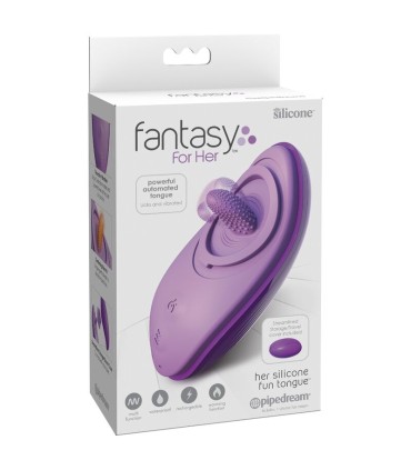 FANTASY FOR HER HER SILICONE FUN TONGUE PURPLE