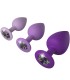 FANTASY FOR HER VIOLET ANAL PLUG SET