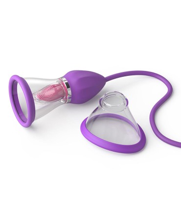 FANTASY FOR HER ULTIMATE PLEASURE MAX SUCTION HOSE WITH STIMULATING TONGUE PURPLE