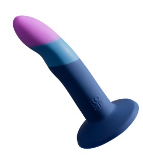ROMP PICCOLO SILICONE DILDO WITH TRICOLOR SUCTION CUP 14 CM