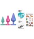 ROMP LUSTER ANAL TRAINING KIT S M L WITH FLOWER SHAPED BASE