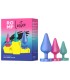 ROMP LUSTER ANAL TRAINING KIT S M L WITH FLOWER SHAPED BASE