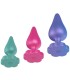 ROMP LUSTER ANAL TRAINING KIT S M L WITH FLOWER SHAPED BASE