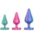 ROMP LUSTER ANAL TRAINING KIT S M L WITH FLOWER SHAPED BASE