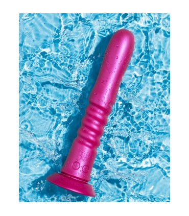 ROMP JIGGLE UP AND DOWN VIBRATOR WITH PINK SUCTION CUP