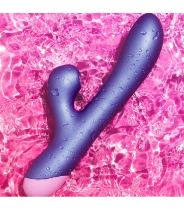 ROMP PULSE RABBIT DUAL G SPOT VIBRATOR ELECTRIC BLUE