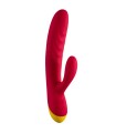 ROMP - JAZZ RECHARGEABLE RABBIT VIBRATOR RED