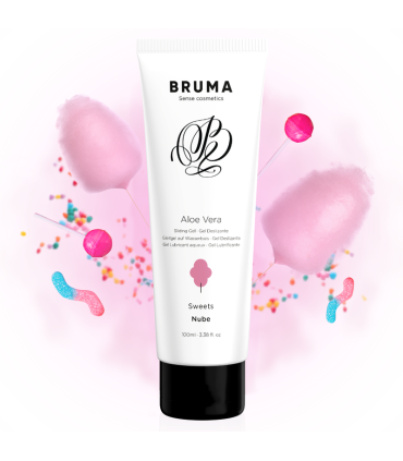 BRUMA GEL DESLIZANTE CON ALOE VERA SABOR A NUBE 100 ML