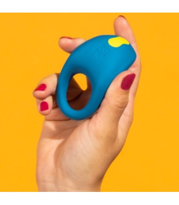 ROMP JUKE SILICONE PENIS RING WITH CLITORAL STIMULATION VIBRATOR