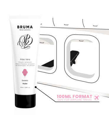 BRUMA GEL DESLIZANTE CON ALOE VERA SABOR A NUBE 100 ML