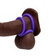 ROMP REMIX TRIO SET OF 3 PURPLE SILICONE PENIS RINGS