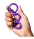 ROMP REMIX TRIO SET OF 3 PURPLE SILICONE PENIS RINGS