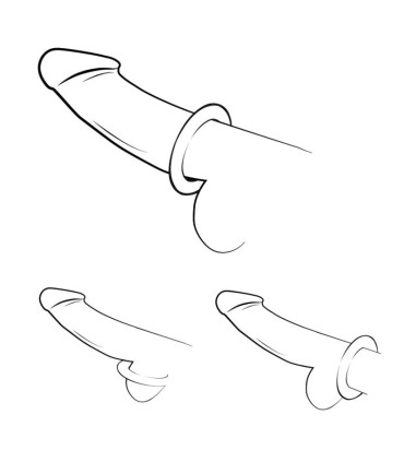 ROMP REMIX TRIO SET OF 3 PURPLE SILICONE PENIS RINGS