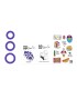 ROMP REMIX TRIO SET OF 3 PURPLE SILICONE PENIS RINGS
