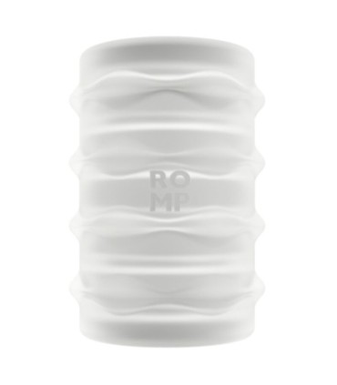ROMP MOSH TRANSPARENT MALE MASTURBATOR WITH 6 CM REVERSBLE SHEATH