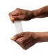 ROMP MOSH TRANSPARENT MALE MASTURBATOR WITH 6 CM REVERSBLE SHEATH