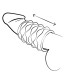 ROMP MOSH TRANSPARENT MALE MASTURBATOR WITH 6 CM REVERSBLE SHEATH