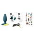 ROMP BASS PLUG ANAL VIBRATOR 10 CM GREEN