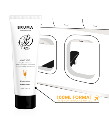 BRUMA GEL DESLIZANTE CON ALOE VERA SABOR A PINA COLADA 100 ML
