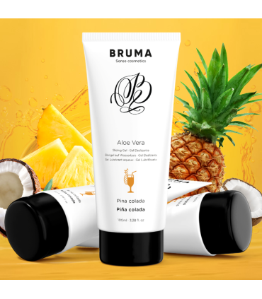 BRUMA GEL DESLIZANTE CON ALOE VERA SABOR A PINA COLADA 100 ML
