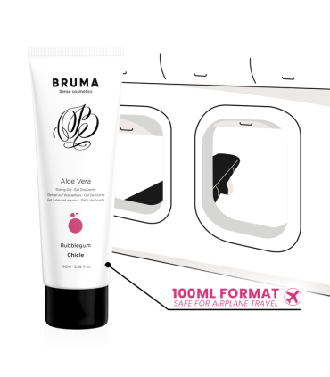 BRUMA GEL DESLIZANTE CON ALOE VERA SABOR A CHICLE 100 ML