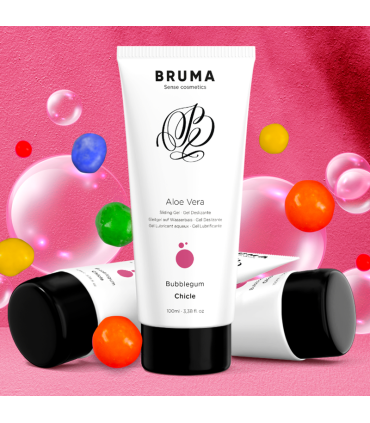 BRUMA GEL DESLIZANTE CON ALOE VERA SABOR A CHICLE 100 ML