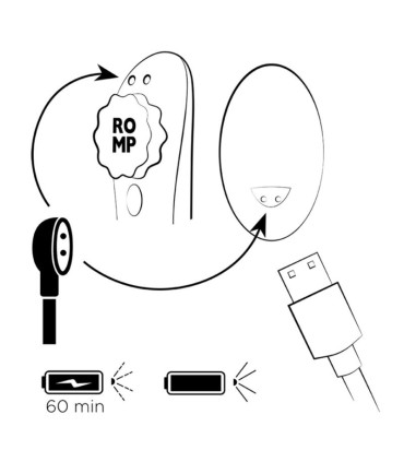 ROMP PARTY MAGNETIC VIBRATING SILICONE PANTIE WITH REMOTE CONTROL