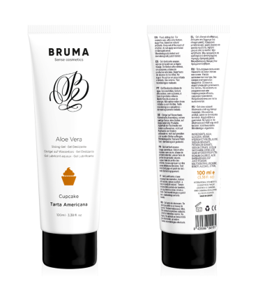 BRUMA GEL DESLIZANTE CON ALOE VERA SABOR A TARTA AMERICANA 100 ML
