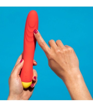 ROMP HYPE MULTIFUNCTION G SPOT VIBRATOR RED