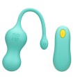 ROMP - CELLO MULTIFUNCTION VIBRATING EGG TURQUOISE REMOTE CONTROL