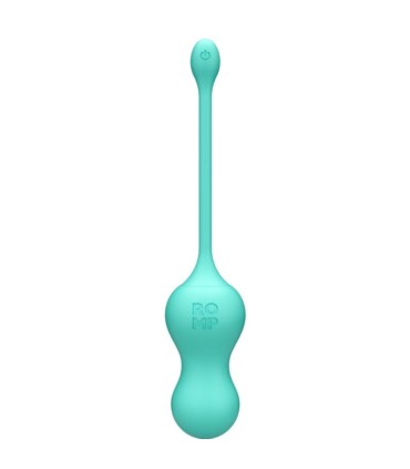 ROMP CELLO MULTIFUNCTION VIBRATING EGG TURQUOISE REMOTE CONTROL