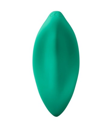 ROMP WAVE VIBRATOR CLITORAL STIMULATOR ERGONOMIC SHAPE AQUA GREEN