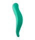 ROMP WAVE VIBRATOR CLITORAL STIMULATOR ERGONOMIC SHAPE AQUA GREEN
