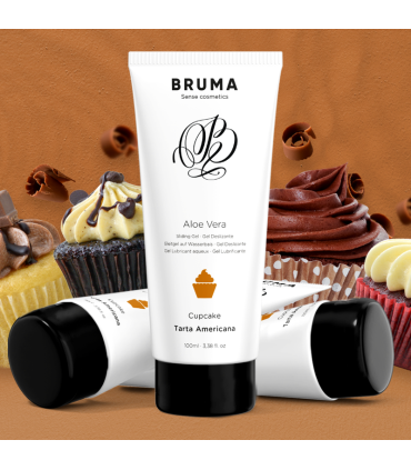 BRUMA GEL DESLIZANTE CON ALOE VERA SABOR A TARTA AMERICANA 100 ML