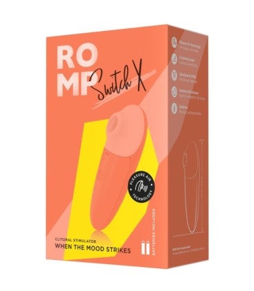 ROMP SWITCH X CLITORAL STIMULATOR 6 LEVELS ORANGE