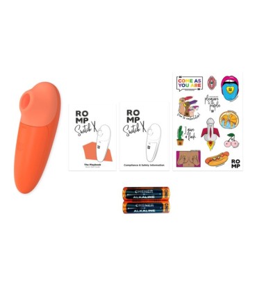 ROMP SWITCH X CLITORAL STIMULATOR 6 LEVELS ORANGE