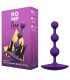 ROMP AMP PURPLE FLEXIBLE SILICONE ANAL BEADS 125 CM PURPLE