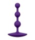 ROMP AMP PURPLE FLEXIBLE SILICONE ANAL BEADS 125 CM PURPLE