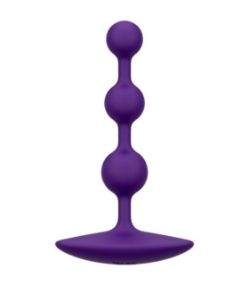 ROMP AMP PURPLE FLEXIBLE SILICONE ANAL BEADS 125 CM PURPLE