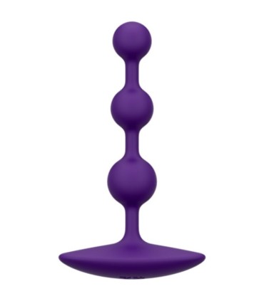 ROMP AMP PURPLE FLEXIBLE SILICONE ANAL BEADS 125 CM PURPLE