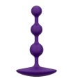 ROMP - AMP PURPLE FLEXIBLE SILICONE ANAL BEADS 12.5 CM PURPLE